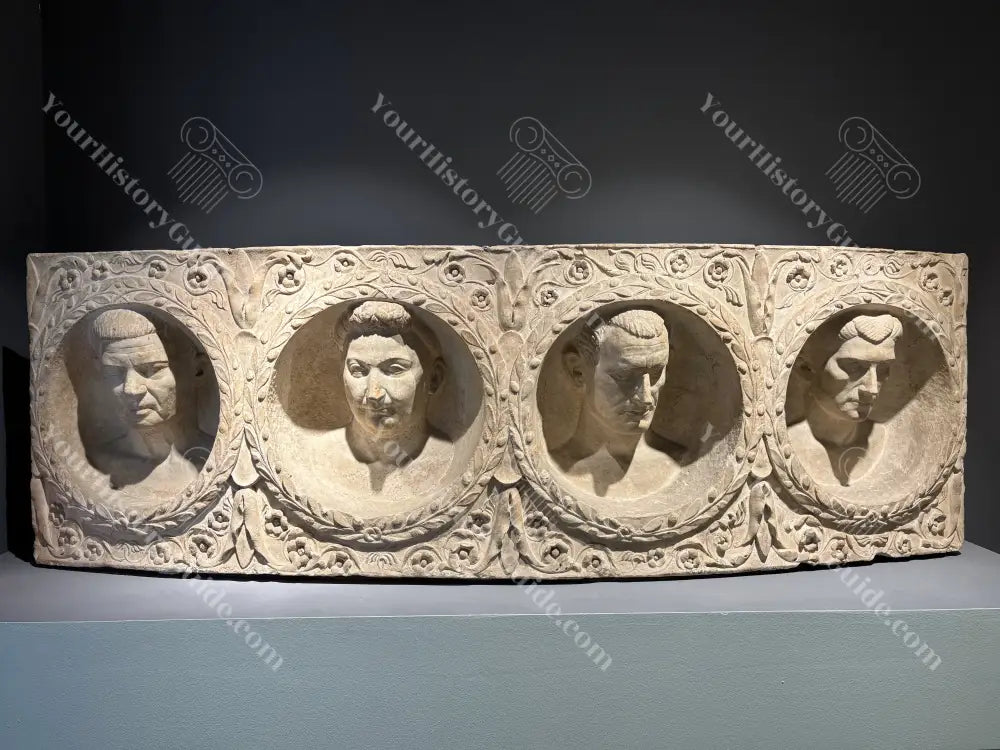 Curved funerary relief from the early first century AD Rome History Photography