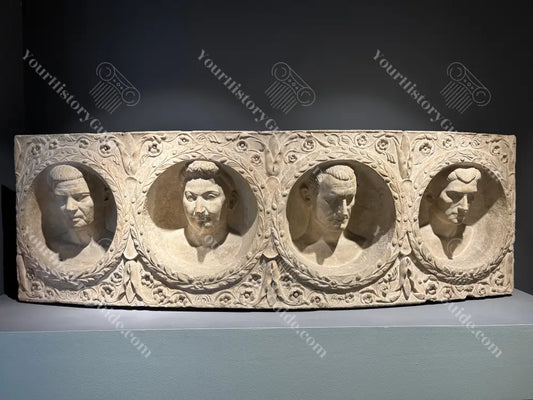 Curved funerary relief from the early first century AD Rome History Photography