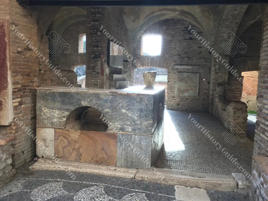 Thermopolium at Via Di Diana Ostia Antica History Photography